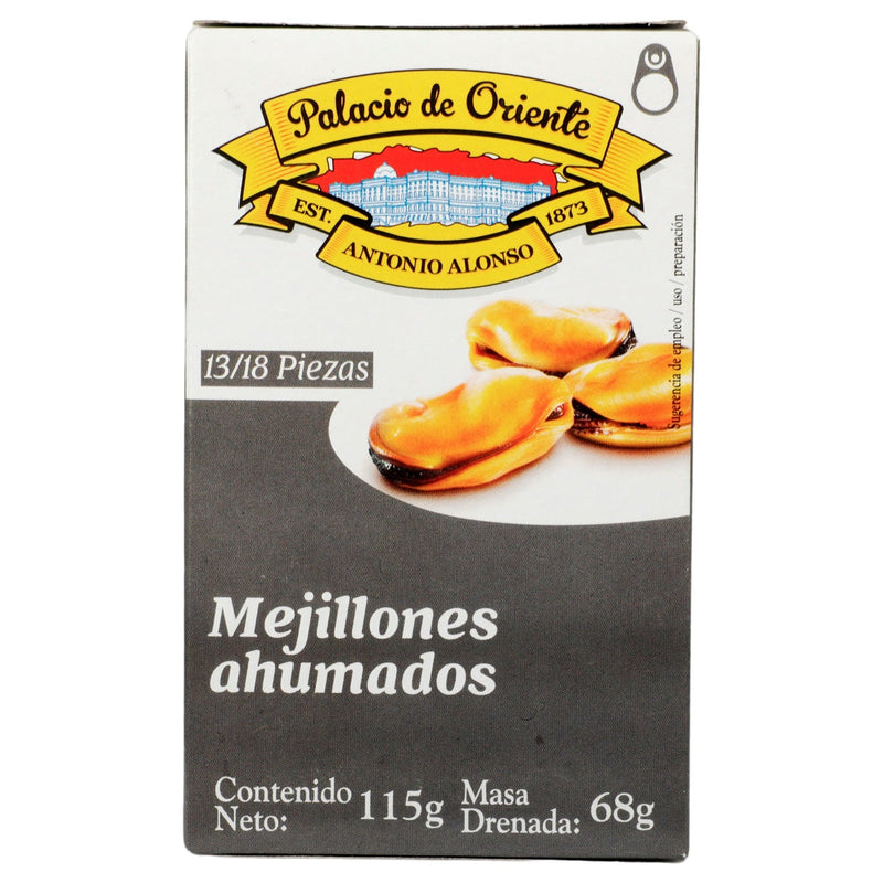 Mejillones Ahumados Palacio de Oriente 115 g