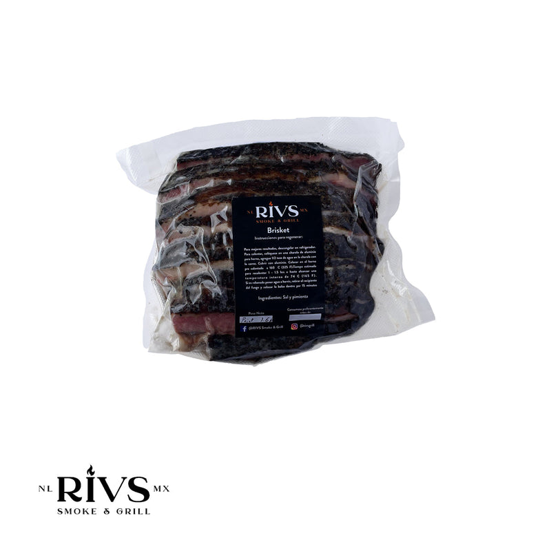 Brisket Point Sliced Choice Ahumado  by Rivas