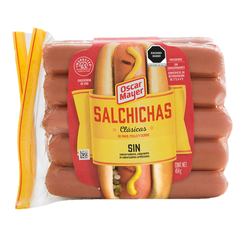 Salchicha Clásica Oscar Mayer 454 g