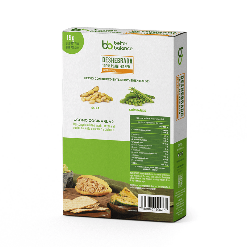 Deshebrada Natural Plant Based 400 g