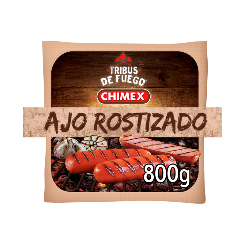 Salchicha Para Asar Ajo Chimex 800 g